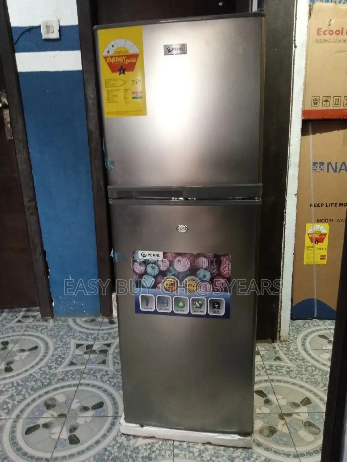 Quality Pearl Refrigerator +Free Fridge Protected Guard