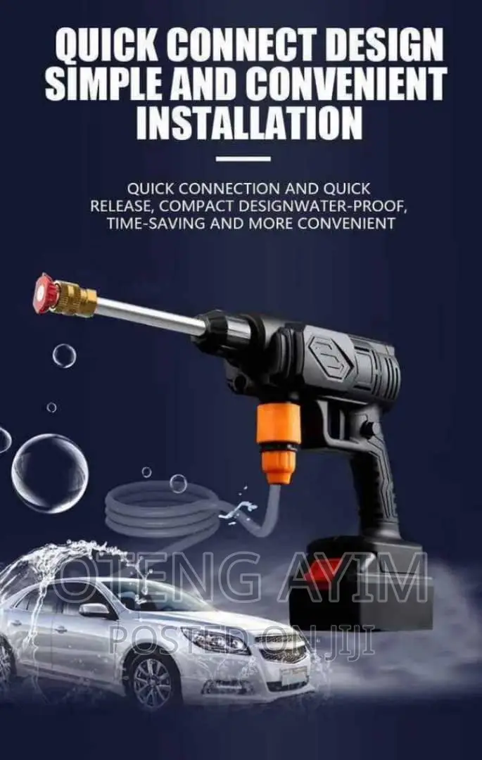 Car Wash Gun With Two High Pressure Batteries