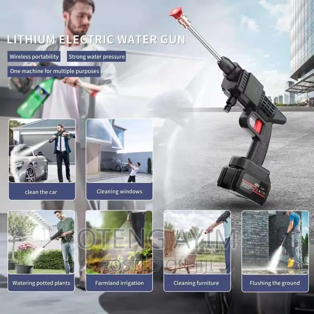 Car Wash Gun With Two High Pressure Batteries