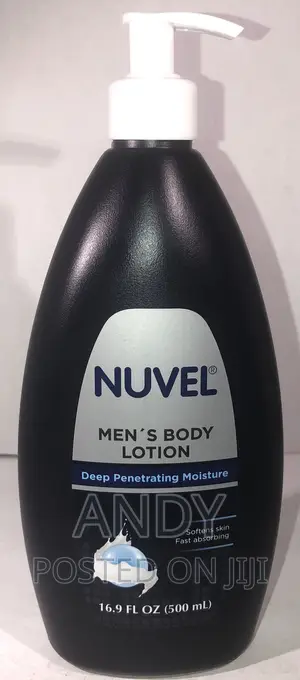 Nuvel Men's Body Lotion Deep Penetrating Moisture 16.9 Fl Oz