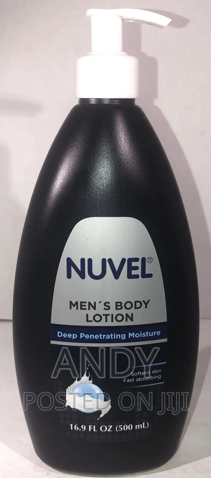 Nuvel Men's Body Lotion Deep Penetrating Moisture 16.9 Fl Oz
