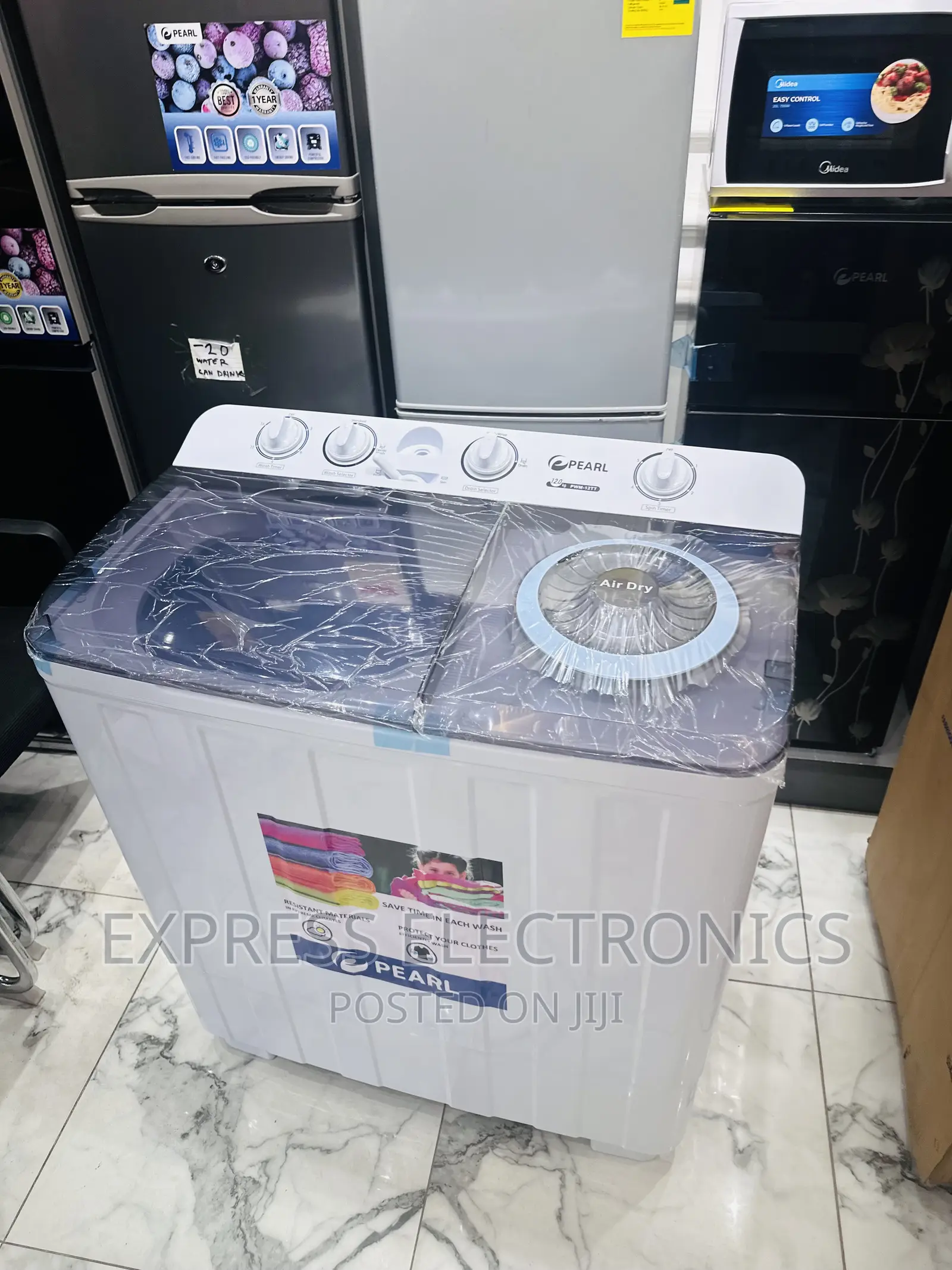 Pearl 12kg Topload Washing Machine-