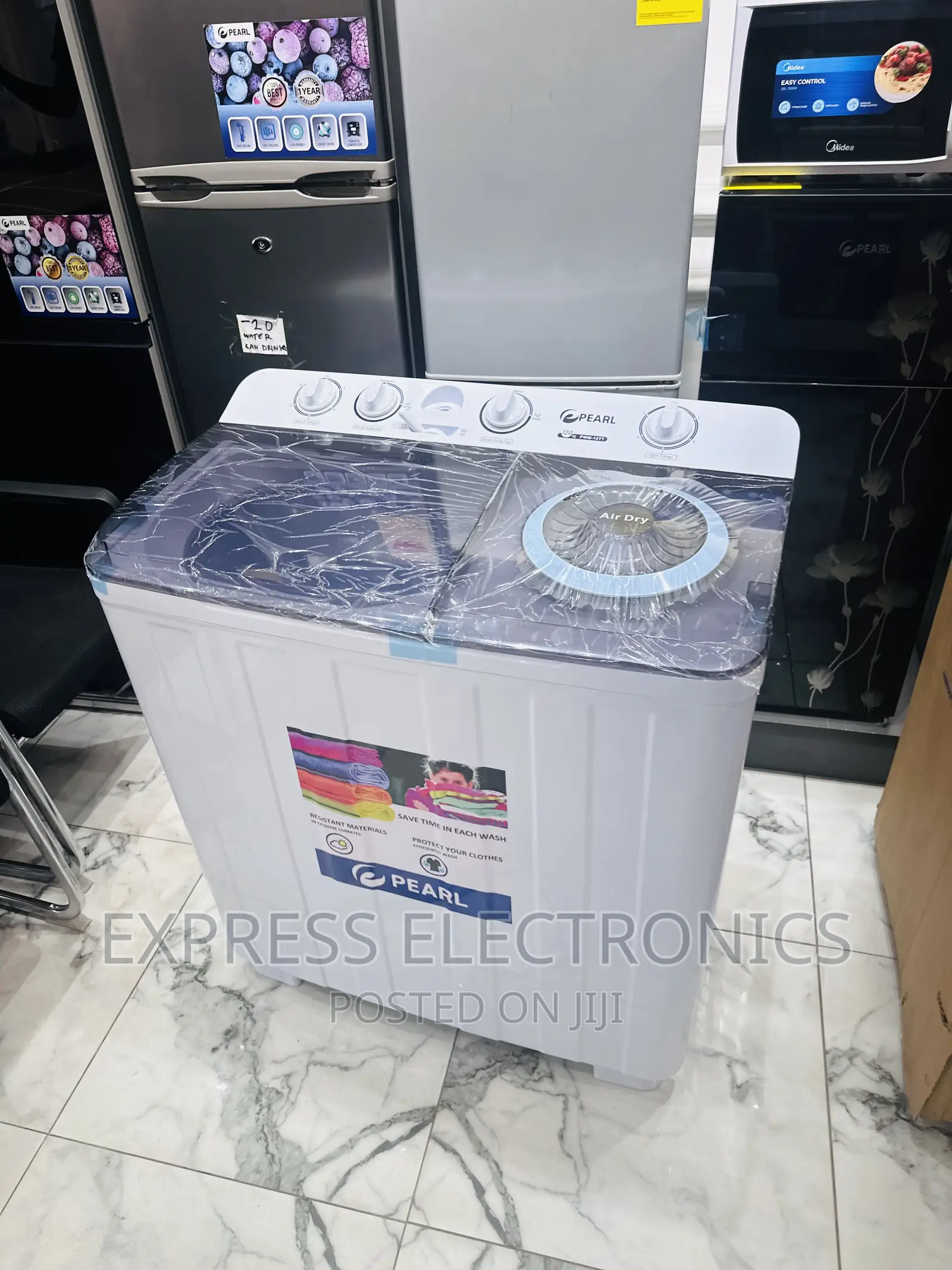White -Pearl Washing Machine 12kg Topload