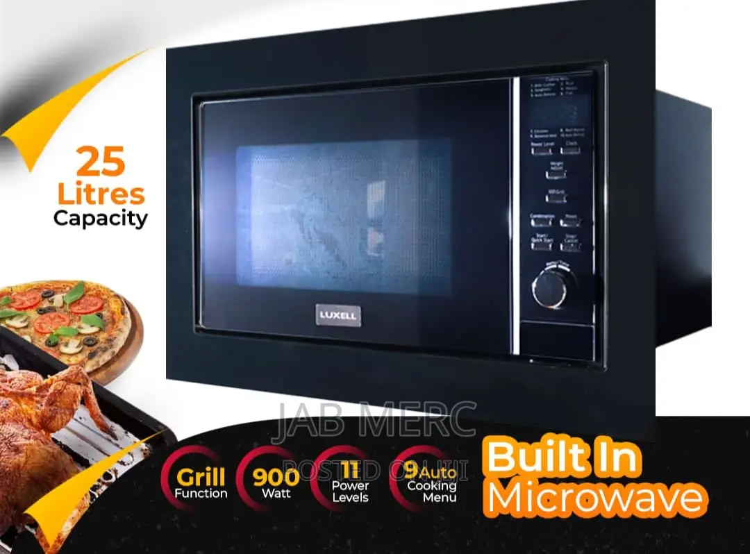 Promo 60cm Black Microwave 25l Built-in Kitchen Microwave
