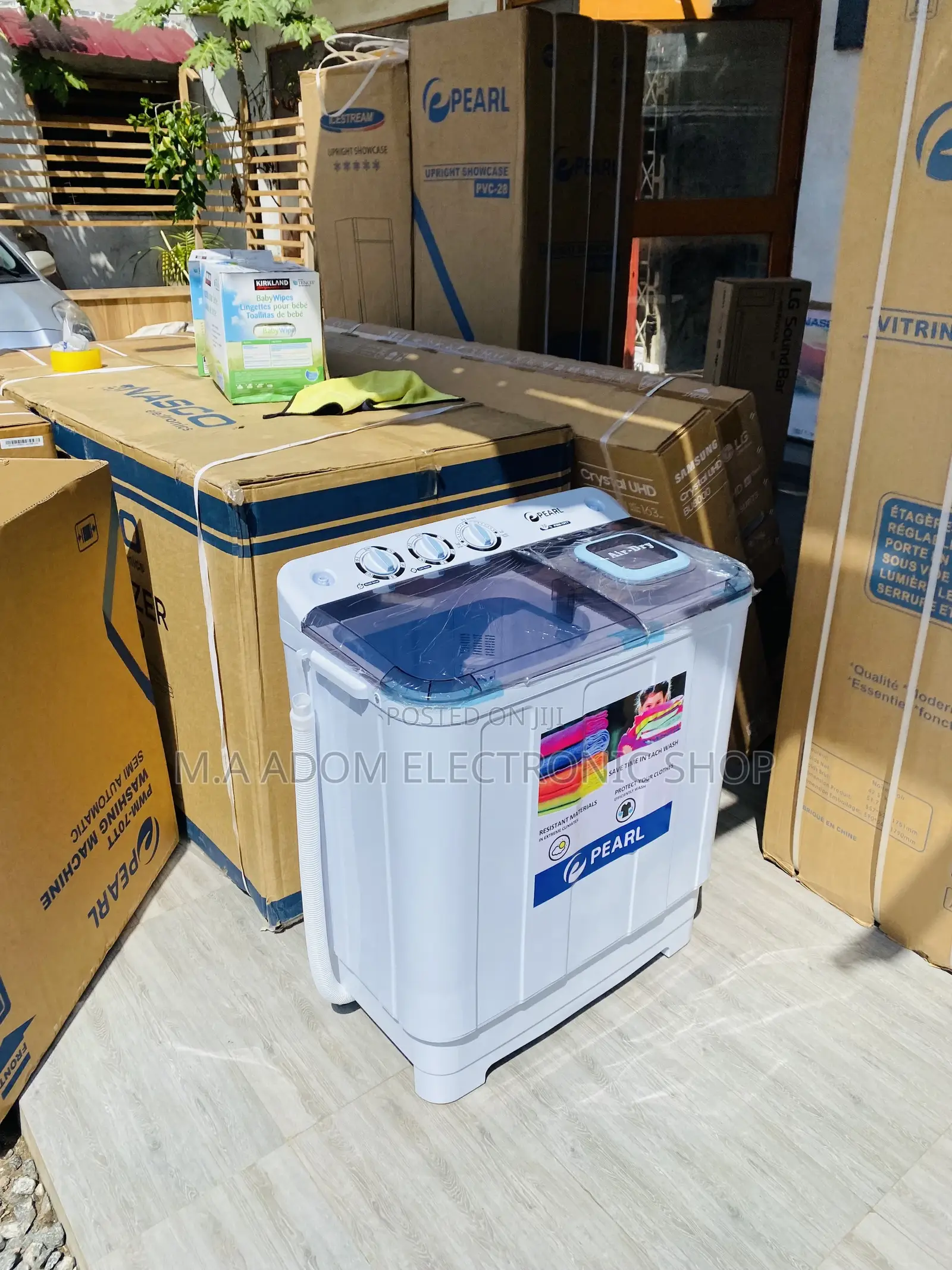 Quality Yet Affordable Pearl 7kg Washing Machine(White) 