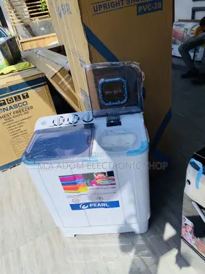Unique Design Pearl 7kg Washing Machine + Spin/Dry(White) 