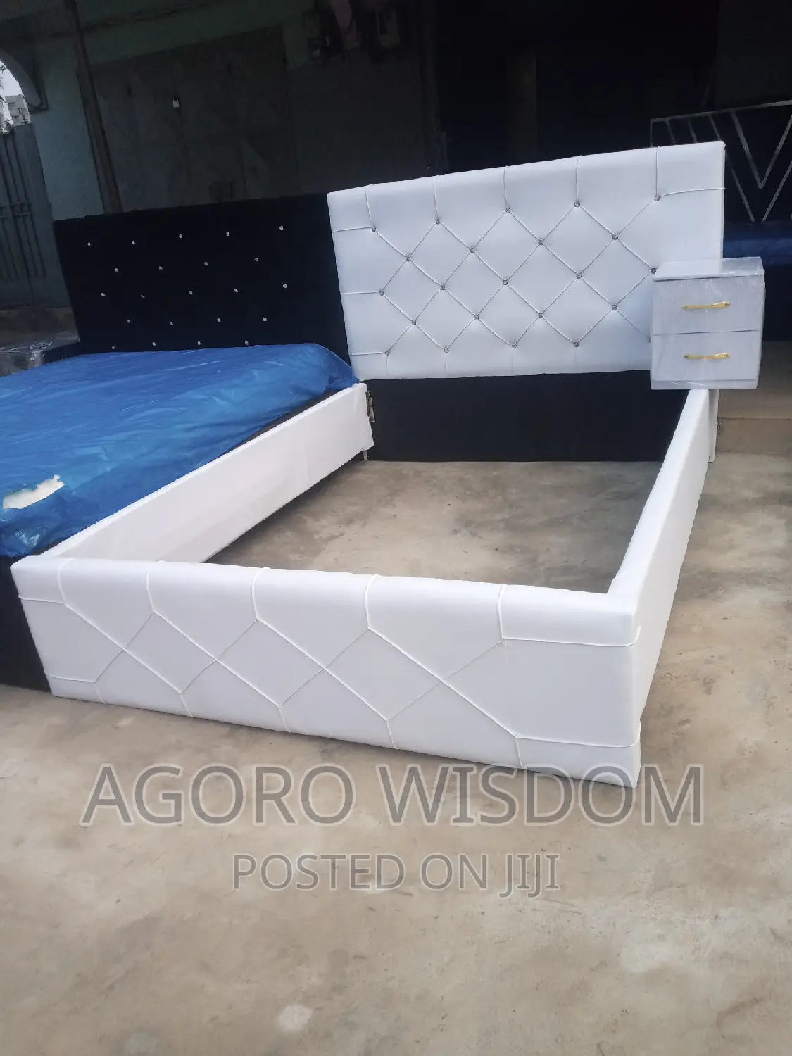 It's Double Bed With Bed Side Cabinet