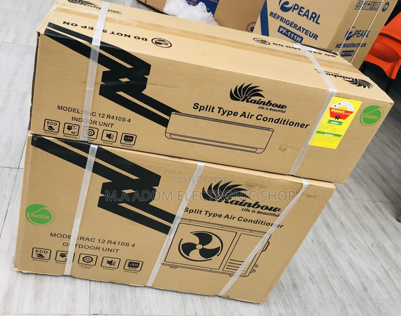 Extremely Chilling Rainbow 1.5hp Split Electric Ac(White) 