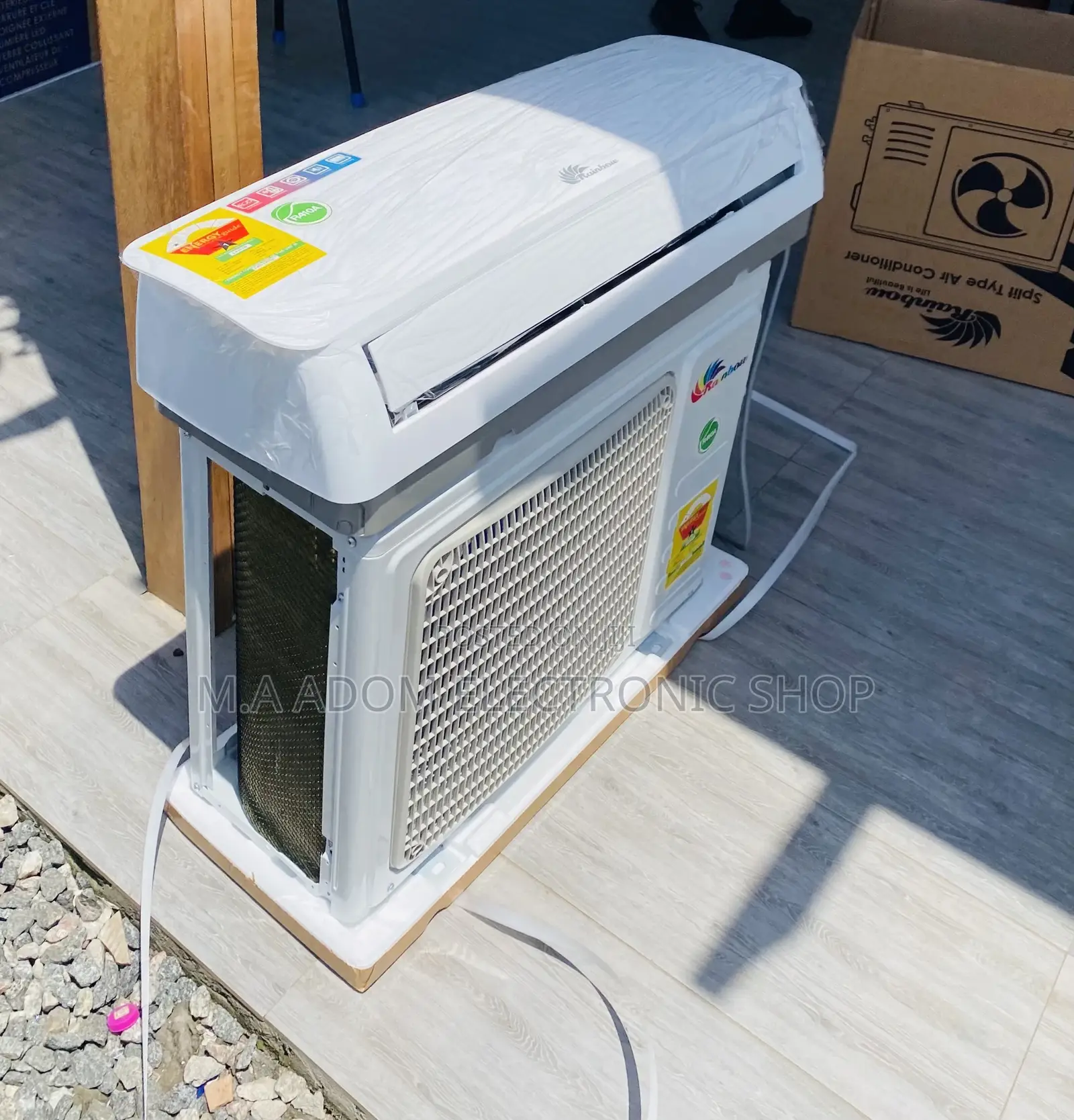 R410 Rainbow 1.5hp Split Electric Air Conditioner(White) 