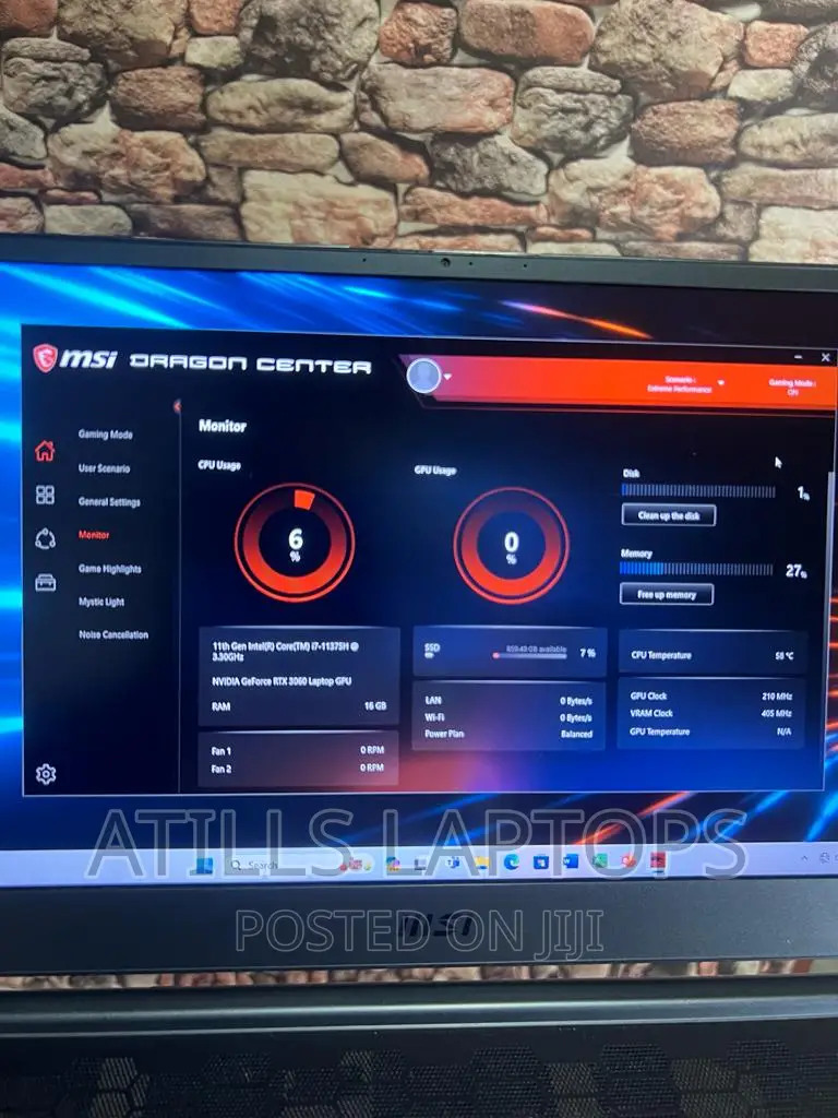 Laptop MSI Stealth GS77 16GB Intel Core I7 SSD 1T