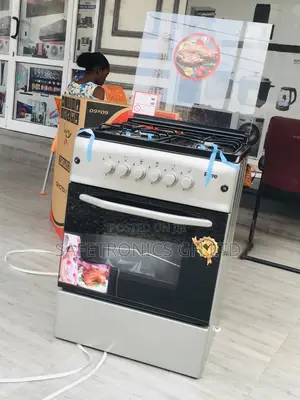 Quality Ferre Oven With Grill 60x60 4 Gas Cooker Gray