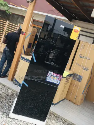  PF-400BG Doubledoor Black Bottomfreezer Glass 309L Pearl