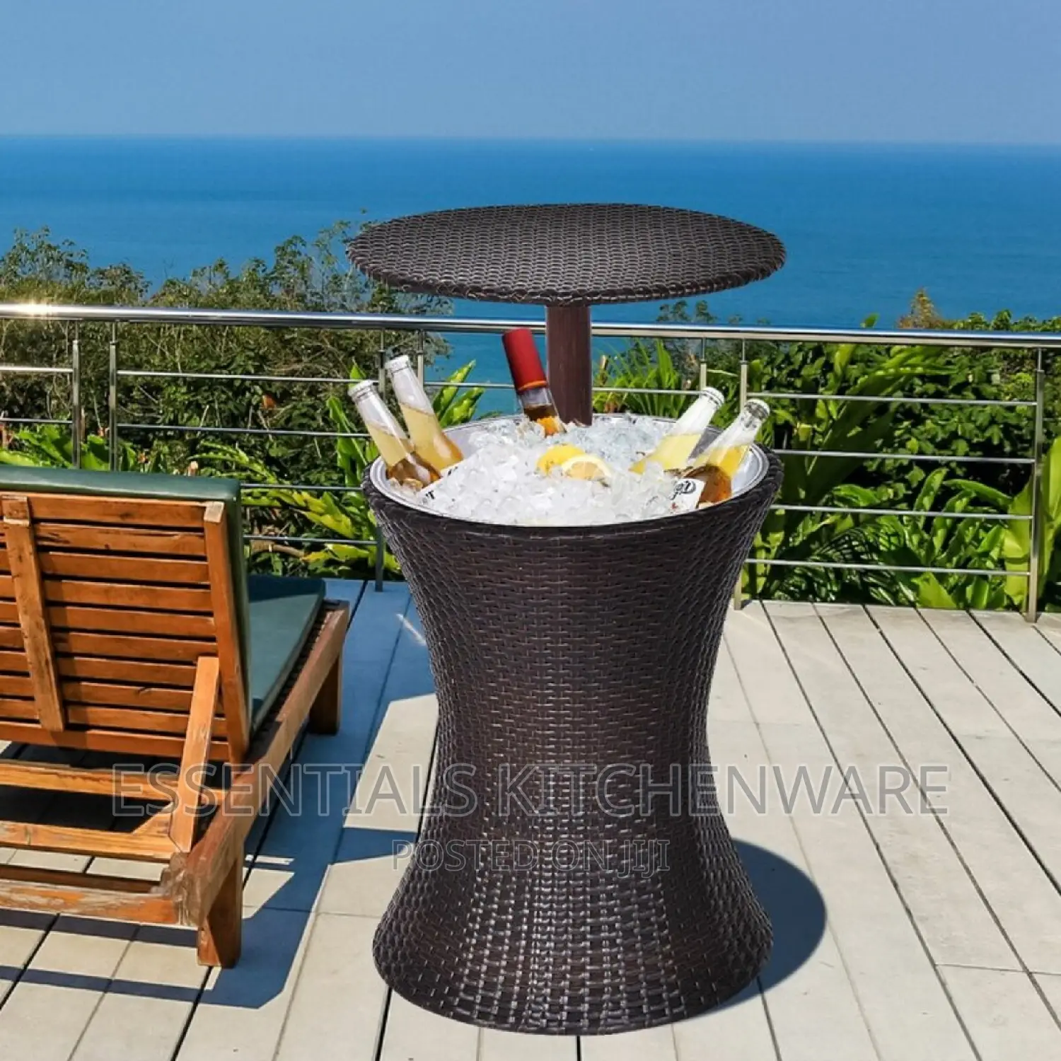 Outdoor Cooler Bar Table