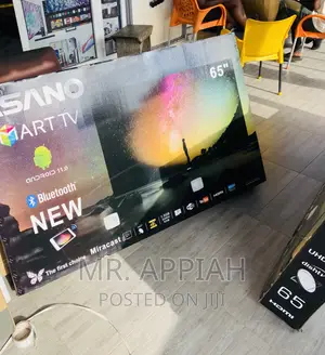Super Quality Asano 65” Smart Uhd Bluetooth Led Tv(Black).