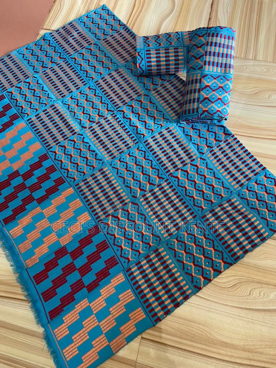 Hand Woven Ashanti Bonwire Kente