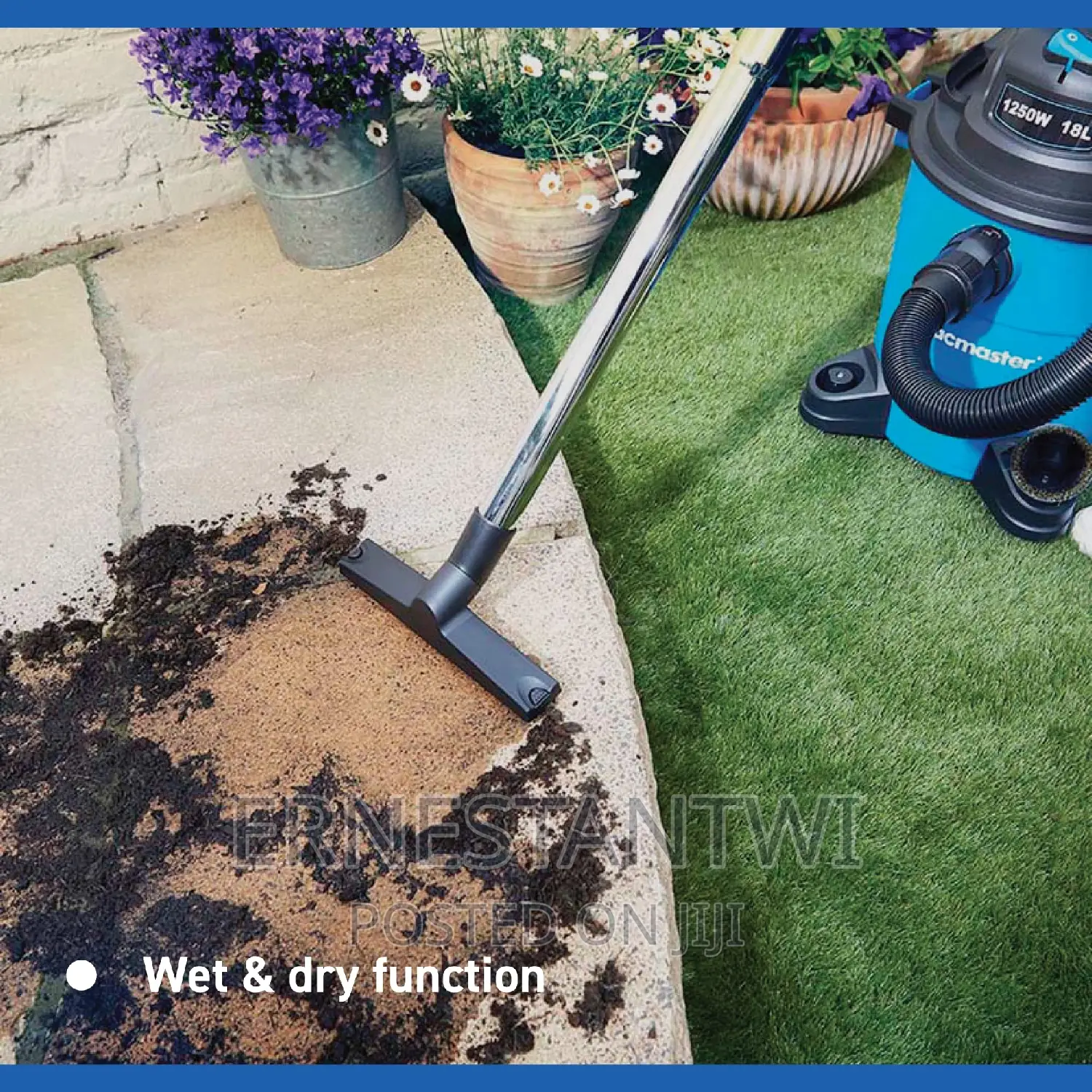 Vacuum Cleaner for Garden, Grass, Outdoor Wet Dry
