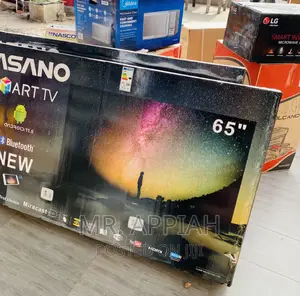 Super Durable Asano 65 Inch Smart Uhd Bluetooth Tv(Black)