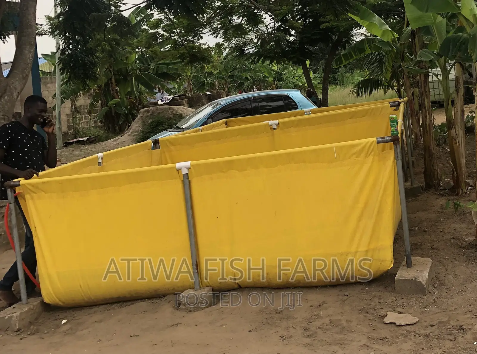 Used German Tarpaulin Fish Tank