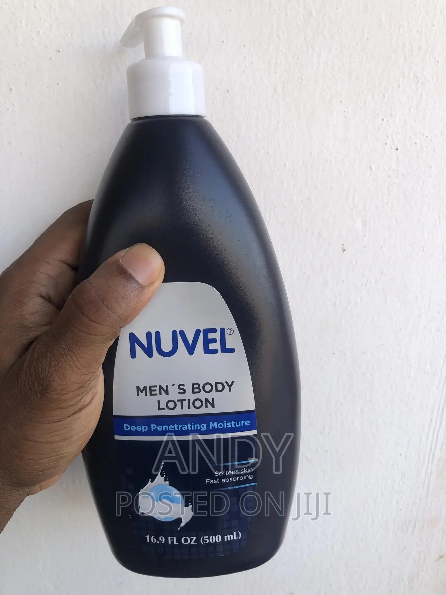 Nuvel Men's Body Lotion Deep Penetrating Moisture 16.9 Fl Oz