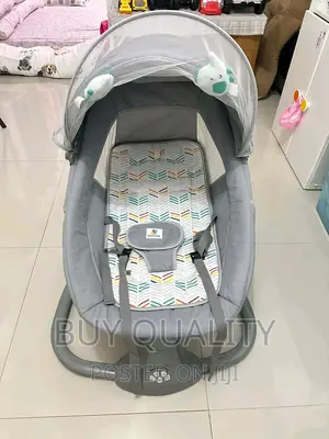 Bluetooth Baby's Cot, Bouncer/ Rocker With 25installed Music