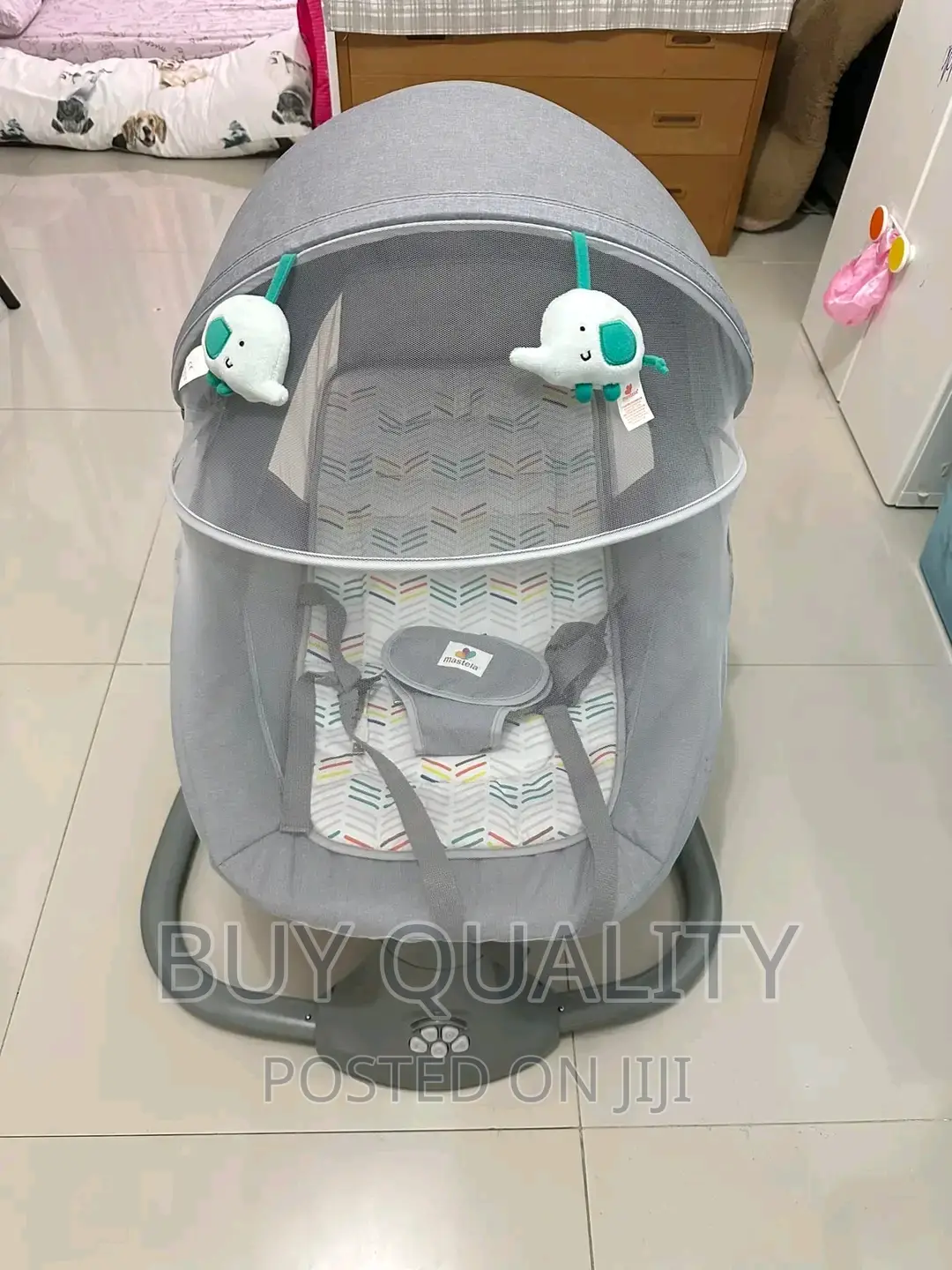 Bluetooth Baby's Cot, Bouncer/ Rocker With 25installed Music