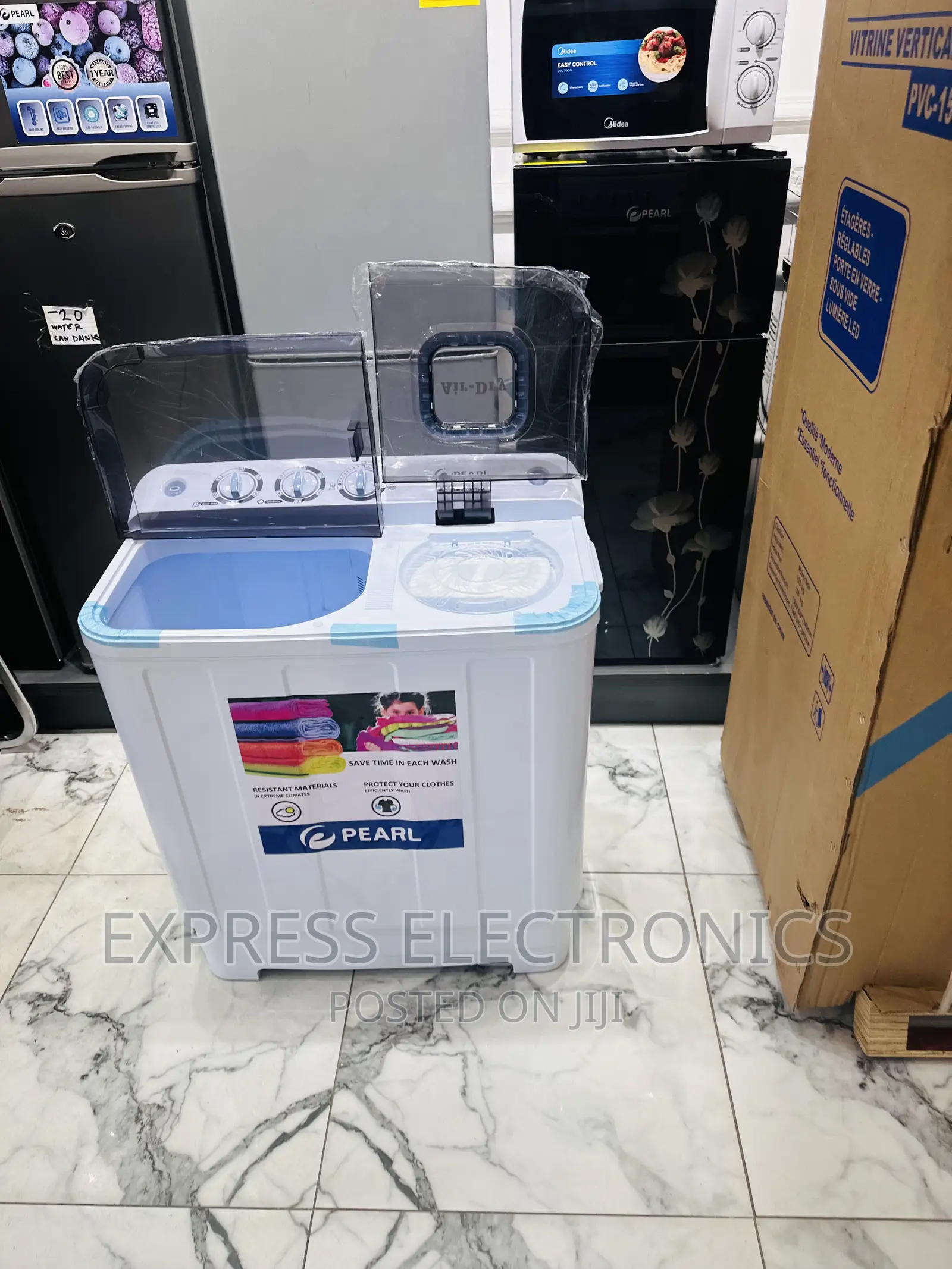 Easy Lid Open Washing Machine 12kg Topload Pearl
