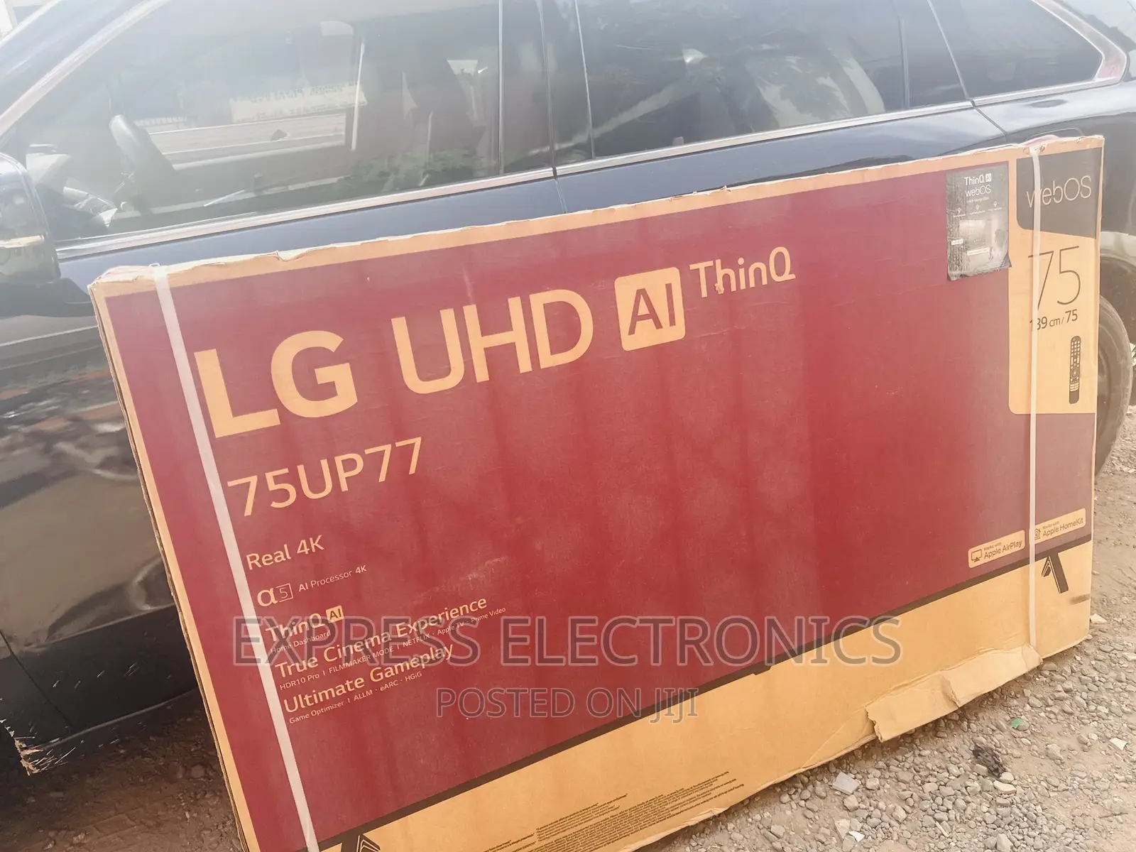 Slimmer Design LG UHD LED Screen 75”UP77 Tv 