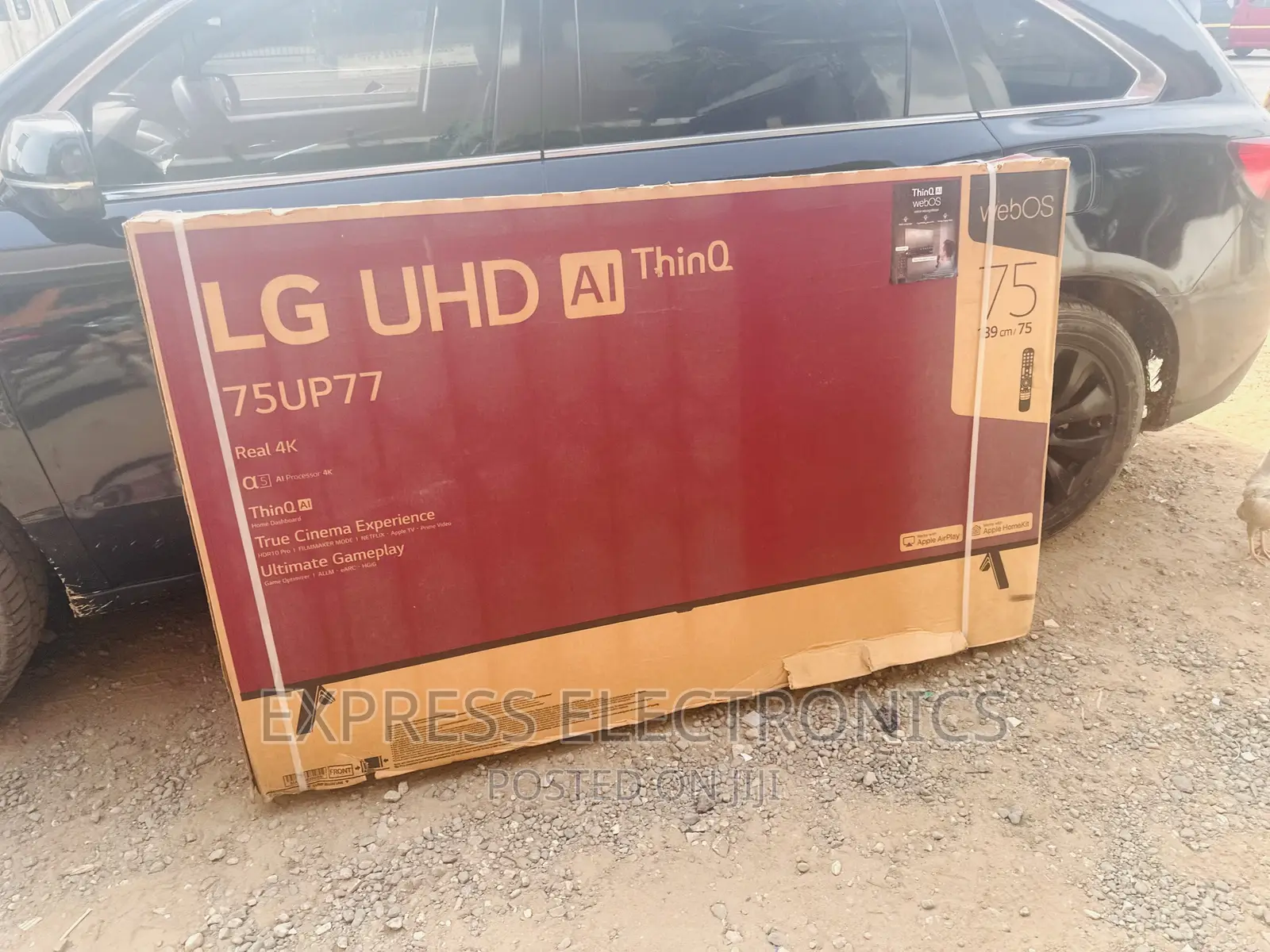 Minimal Bezel Slim UHD Smart LG Tv 75”Up77