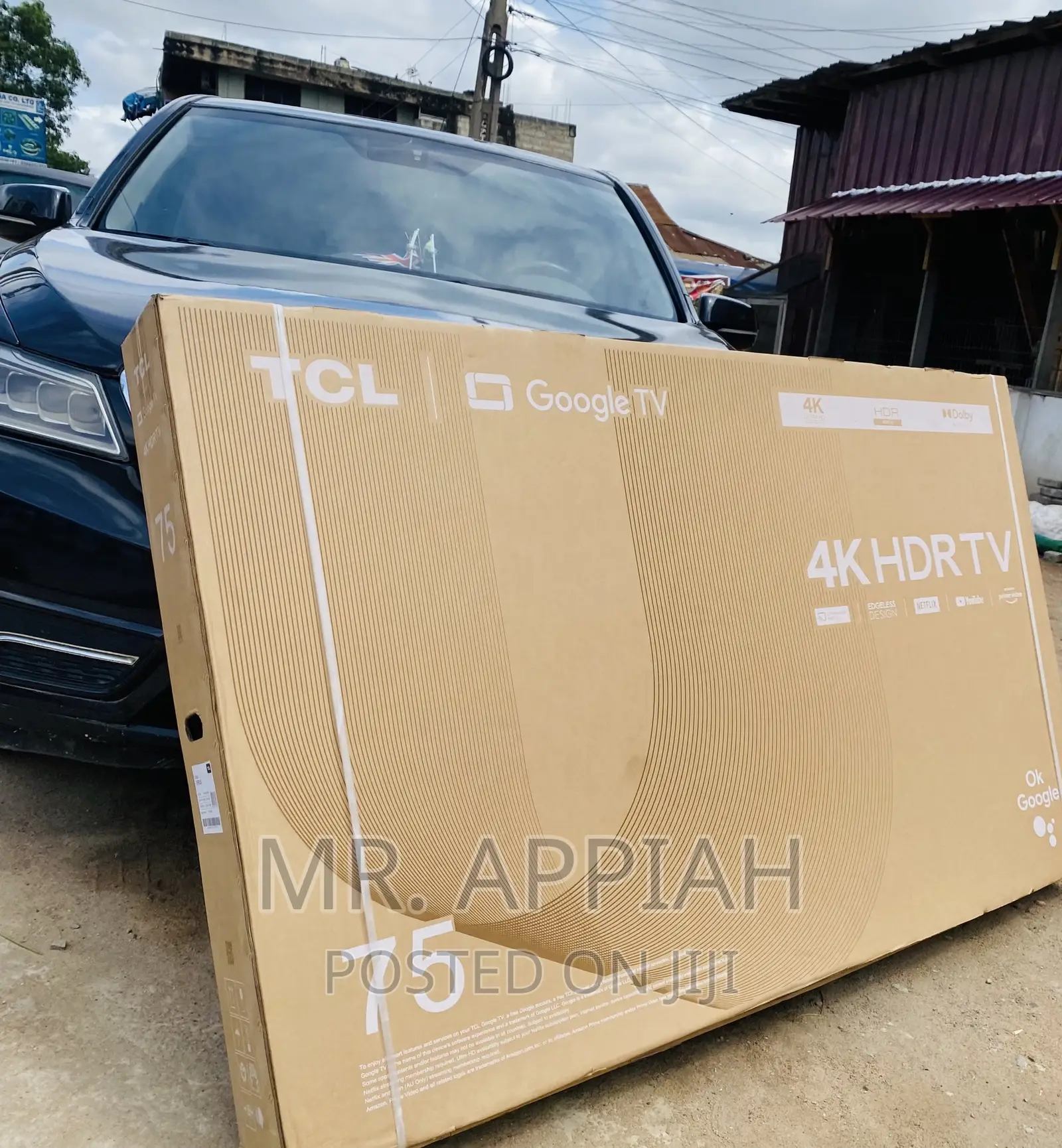 Super Quality TCL 75P635 75 Inch Smart Google Tv(Black).