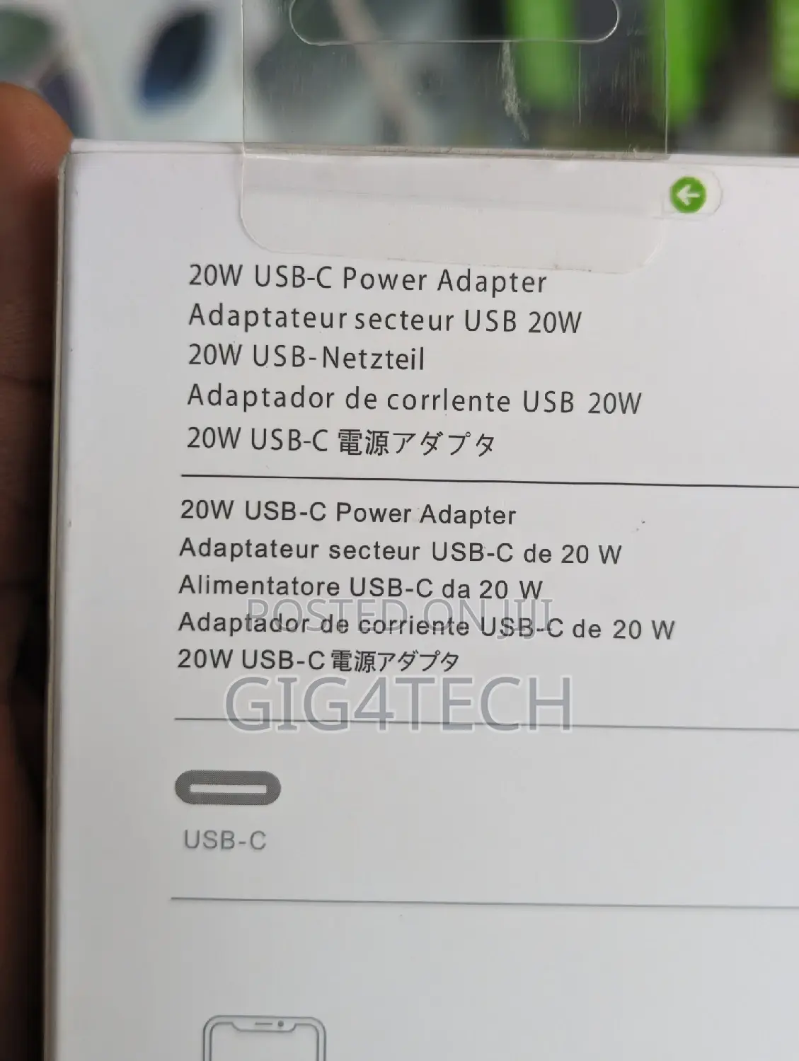 20w Usb-C Power Adapter Usb-C to Lightning Cable