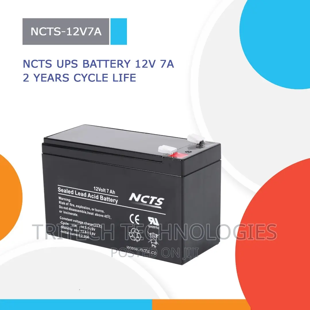 NCTS UPS Battery 12v7ah