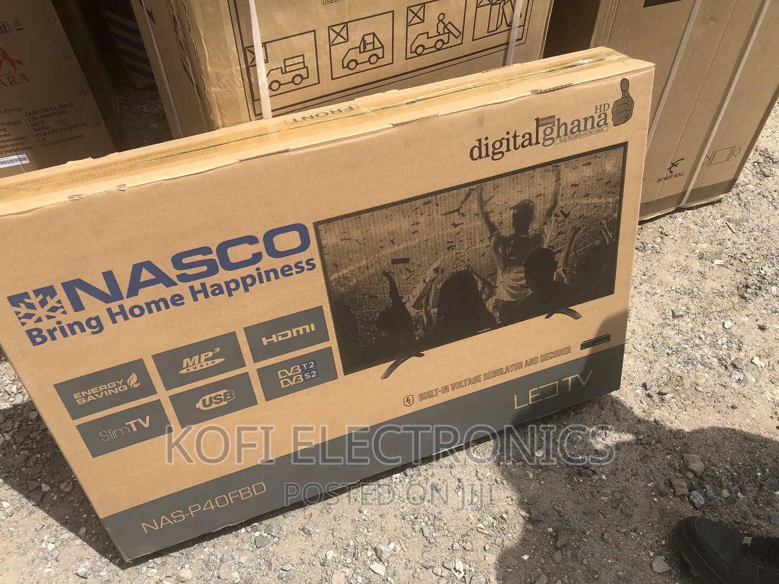 Nasco 40′′ Digital Satellite LED TV 40 Inches