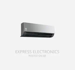Classy Sleek Black Lg Dual Inverter Artcool 2.5hp AC