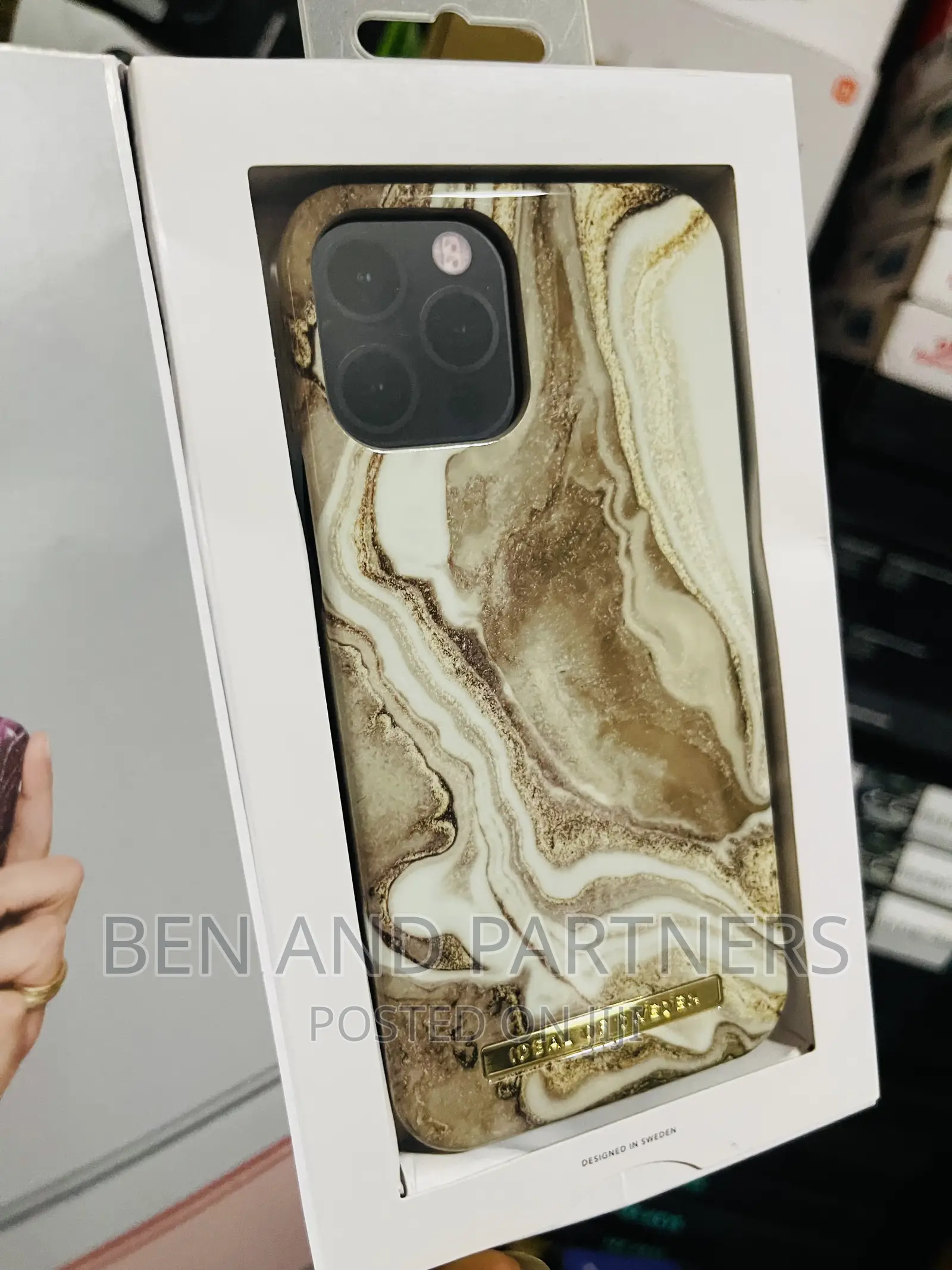 Golden Sand Marble for iPhone 12 12 Pro