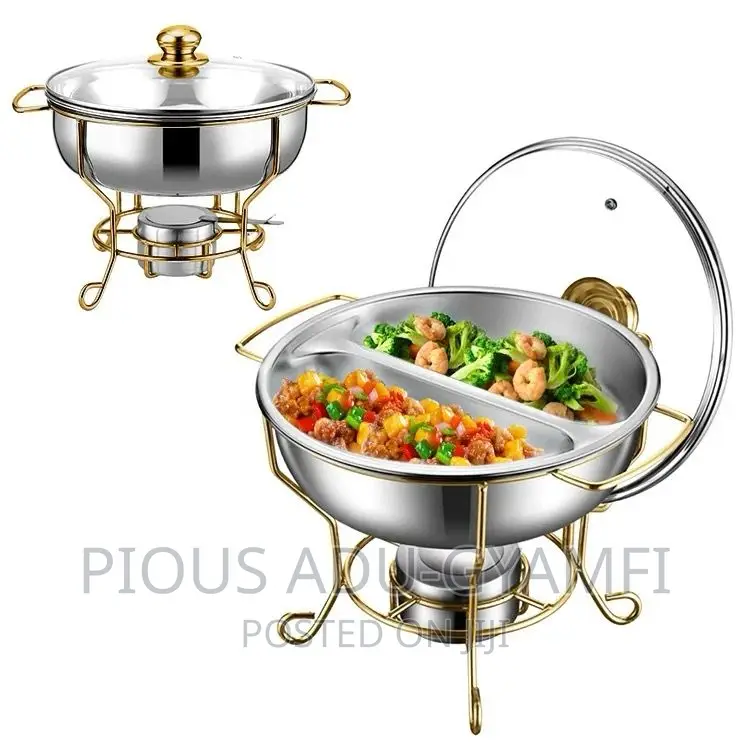 8liter Two Division Chafing Dish