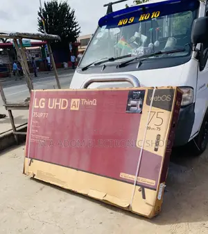Newly in Stock LG 75” Uhd Smart Webos Led Tv(75UP7760) 