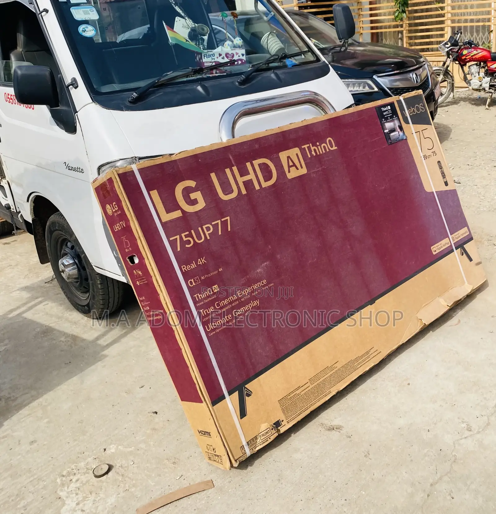 Newly in Stock LG 75” Uhd Smart Webos Led Tv(75UP7760) 