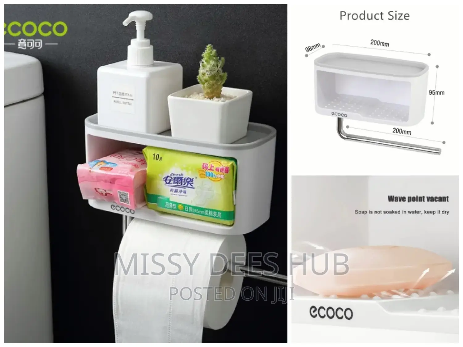 Multifunctional Wall Mounted Soap Holder