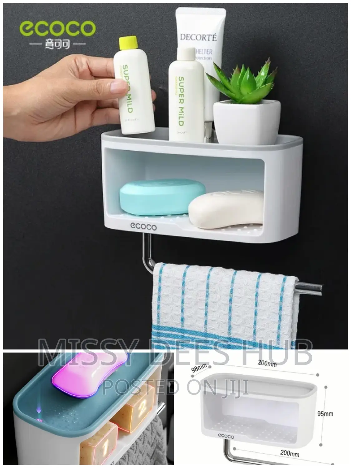 Multifunctional Wall Mounted Soap Holder