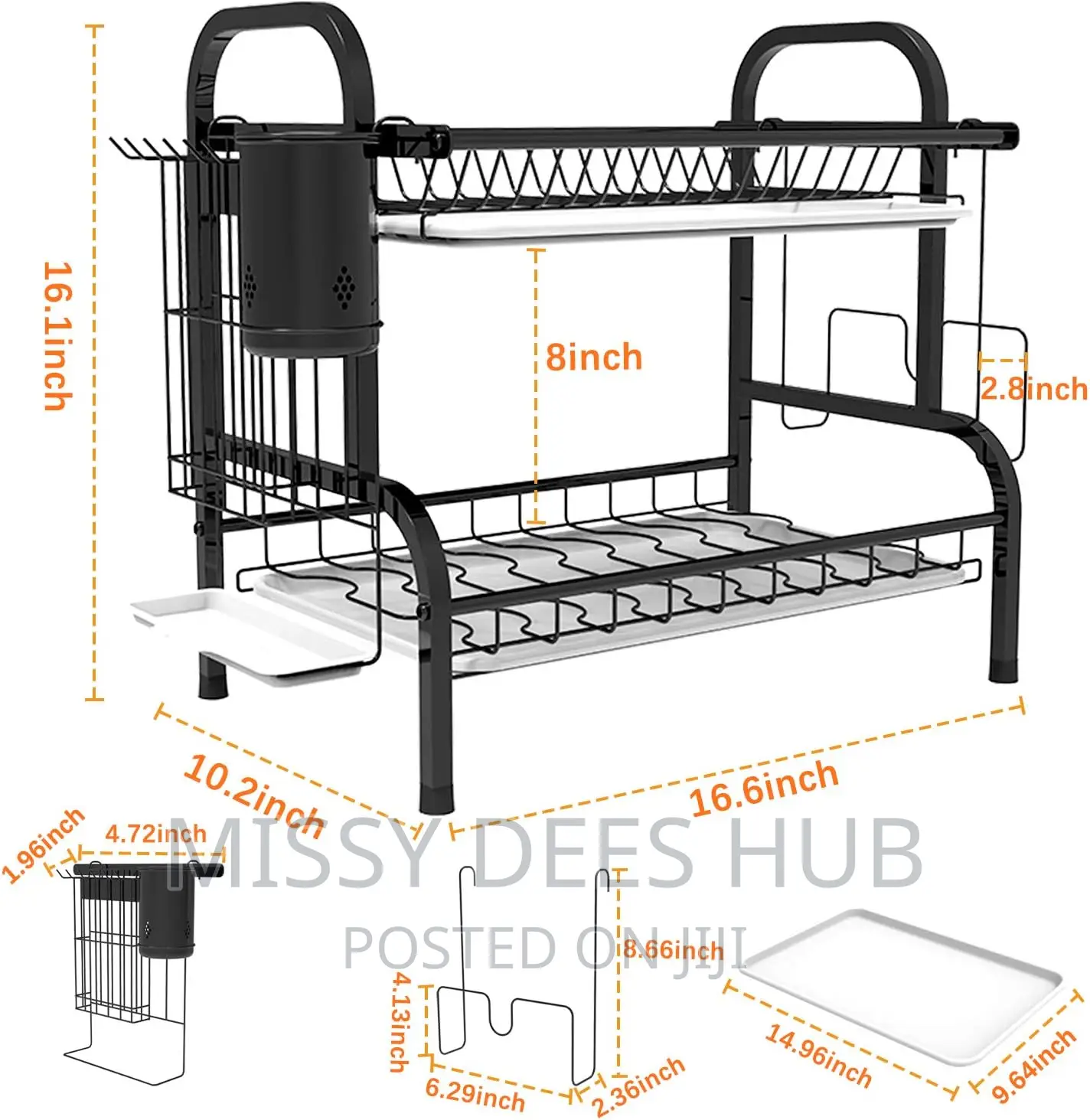 2 Tier Dish Rack