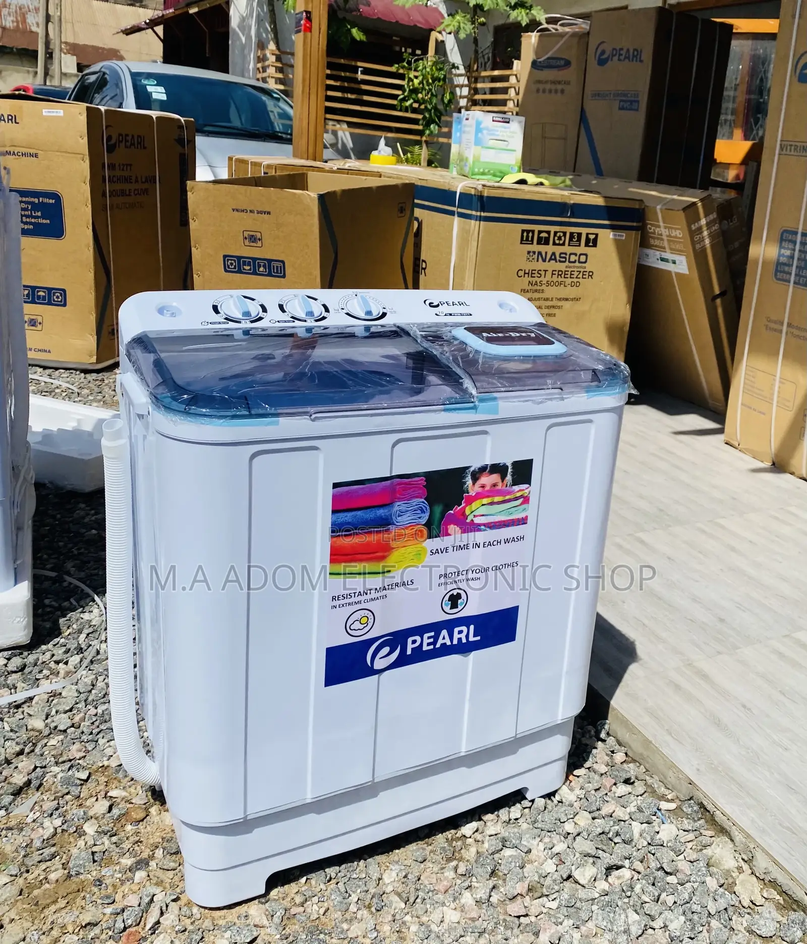 Energy Efficient Pearl Semi-Automatic Washing Machine
