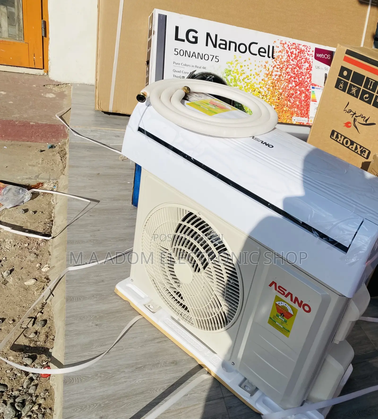 Fresh in Box Asano 1.5hp Split Air Conditioner(R410).