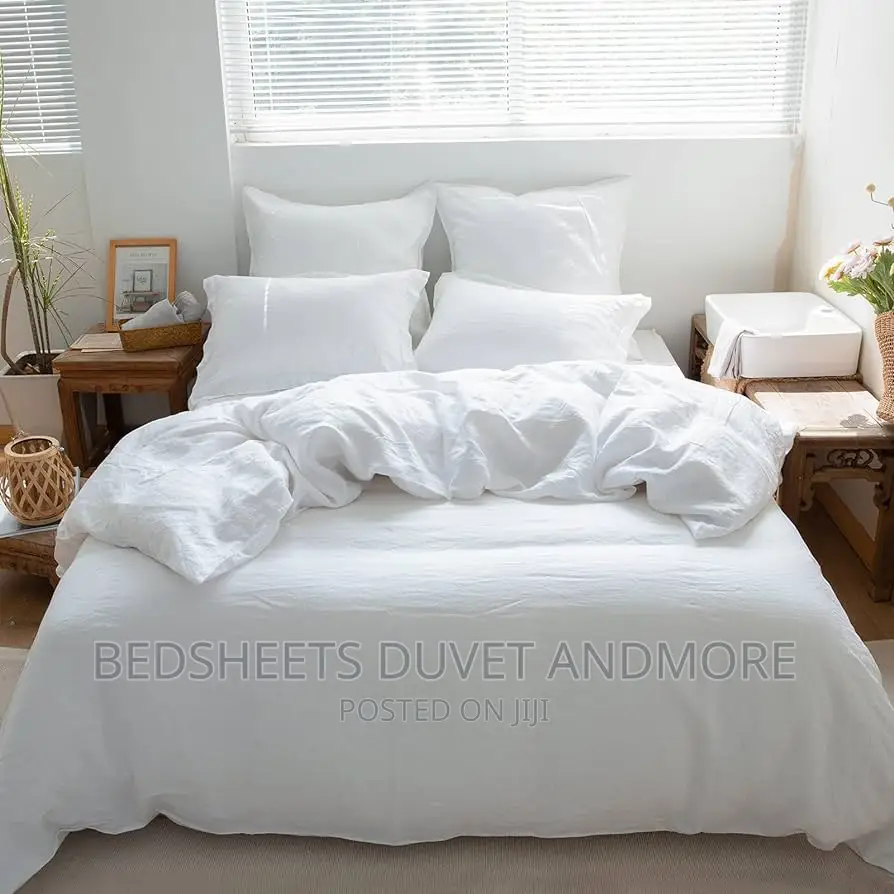 White Duvet Set for King and Queen Size