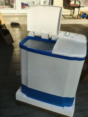 Blue/White 7kg Washingmachine Topload Semiautomatic Nasco