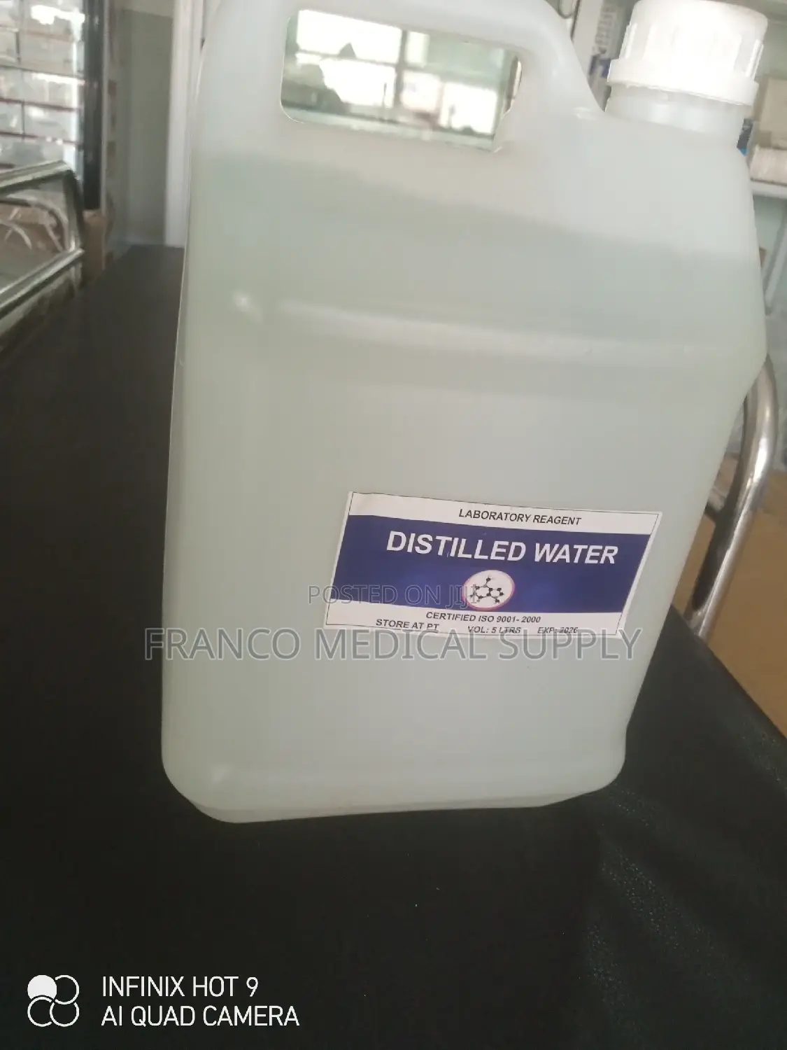 Distilled Water 5 Litres