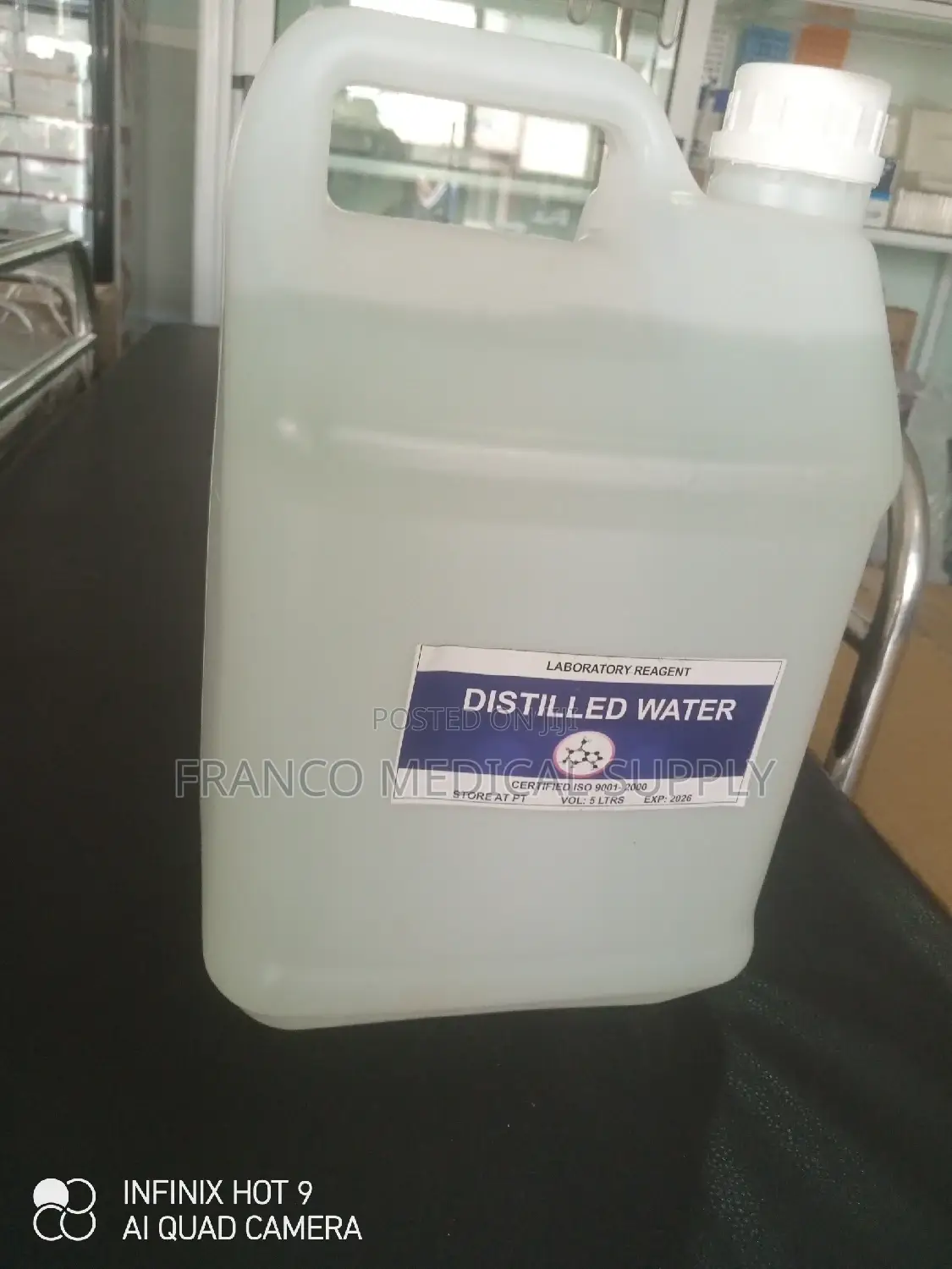 Distilled Water 5 Litres