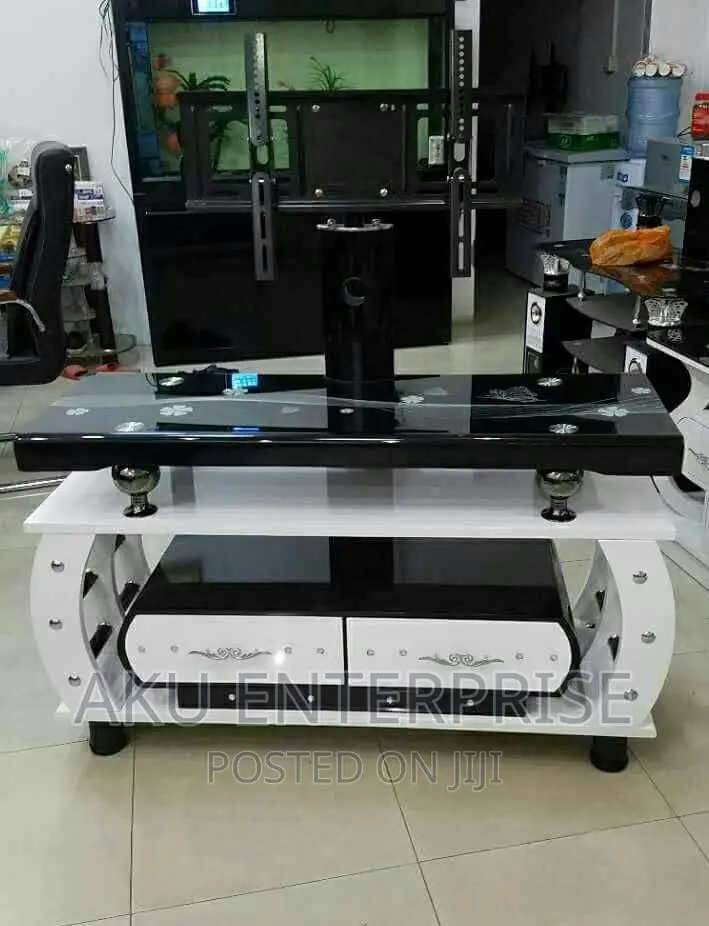 Plasma TV STAND With Brackets and Drawers