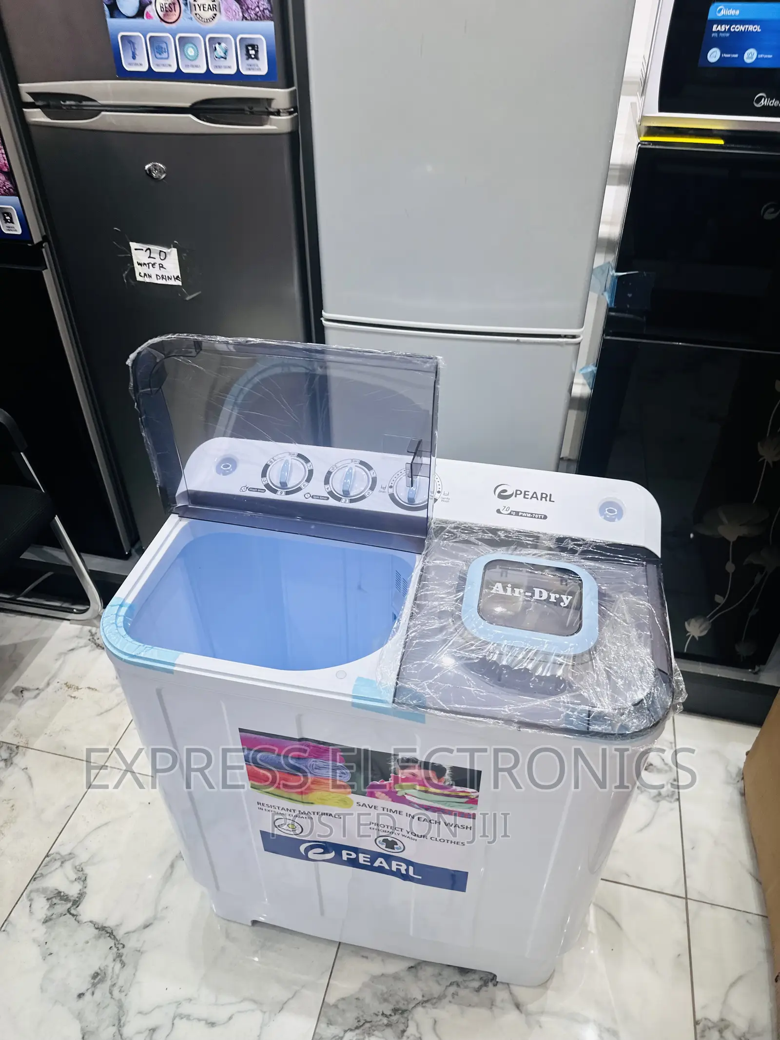 Wash and Spin Time Function Washing Machinepearl 7kg Twintub