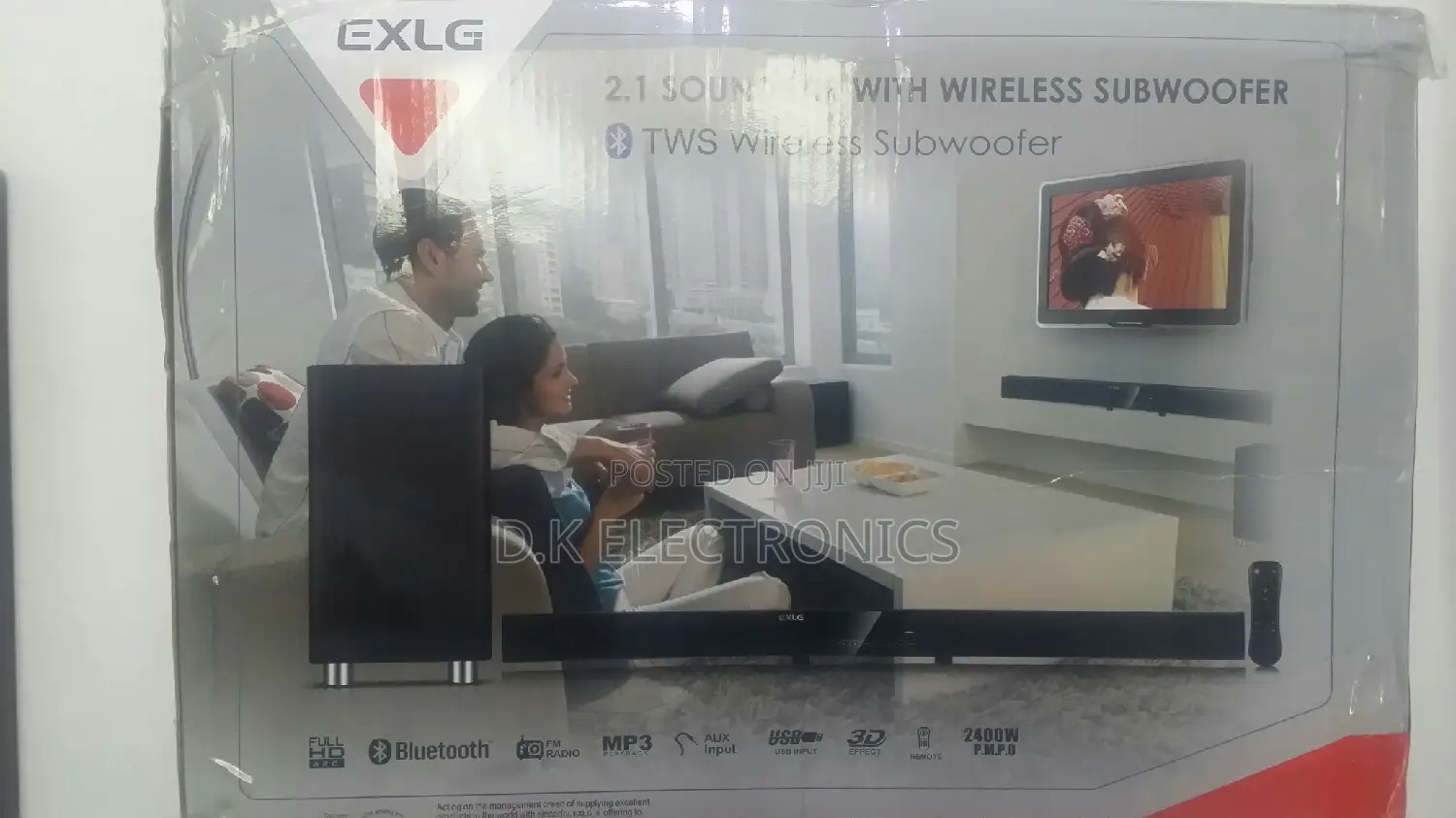 2400 Watts Exlg Ht -873h Wireless Soundbar