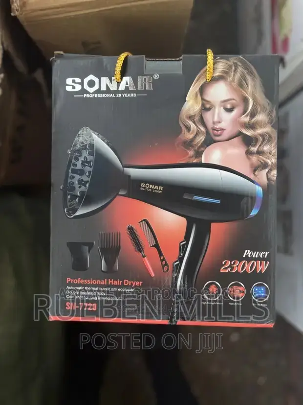 2300W Fast Drying Sonar 6-in-1 Salon Hair Dryer